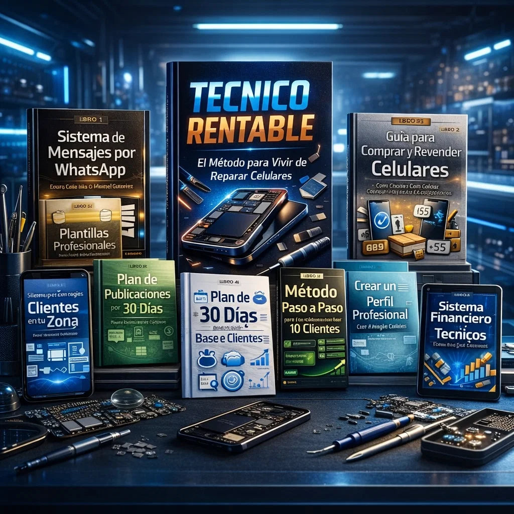 GENERA INGRESOS REPARANDO CELULARES + 9 BONUS DE REGALO